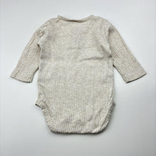 Load image into Gallery viewer, Unisex Baby Berry, ribbed organic cotton bodysuit / romper, GUC, size 00,  