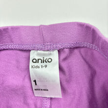 Load image into Gallery viewer, Girls Anko, stretchy leggings / bottoms, elasticated, GUC, size 1,  