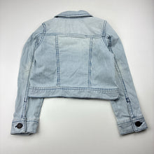 Load image into Gallery viewer, Girls TUCKER + TATE, striped stretch denim jacket, FUC, size 5,  
