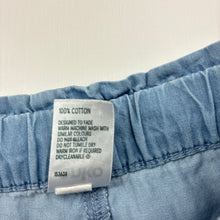 Load image into Gallery viewer, Girls Anko, chambray cotton shorts, elasticated, FUC, size 1,  
