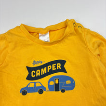 Load image into Gallery viewer, Boys Target, cotton long sleeve tee / top, camping, EUC, size 2,  
