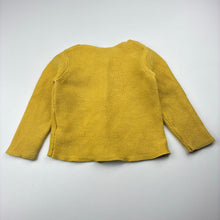 Load image into Gallery viewer, Girls H&amp;M, knitted cotton cardigan, marks on cuffs, FUC, size 0,  