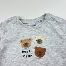Load image into Gallery viewer, Boys Anko, grey marle long sleeve tee / top, GUC, size 1,  