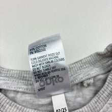 Load image into Gallery viewer, Boys Anko, grey marle long sleeve tee / top, GUC, size 1,  