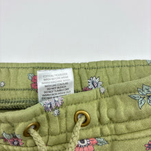 Load image into Gallery viewer, Girls Target, fleece lined floral track pants, Inside leg: 32cm, FUC, size 2,  