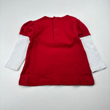 Load image into Gallery viewer, Girls Ollie's Place, embroidered cotton long sleeve top, marks on cuffs, FUC, size 0,  