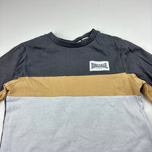 Load image into Gallery viewer, Boys Lonsdale, cotton long sleeve tee / top, FUC, size 3,  
