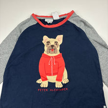 Load image into Gallery viewer, Boys Peter Alexander, cotton long sleeve pyjama top, wash fade, FUC, size 5,  