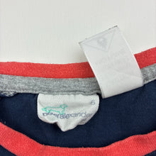 Load image into Gallery viewer, Boys Peter Alexander, cotton long sleeve pyjama top, wash fade, FUC, size 5,  