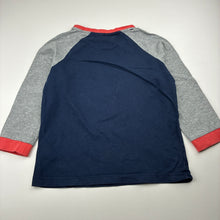 Load image into Gallery viewer, Boys Peter Alexander, cotton long sleeve pyjama top, wash fade, FUC, size 5,  