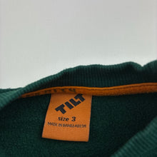 Load image into Gallery viewer, Boys Tilt, fleece lined sweater / jumper, tiger, GUC, size 3,  