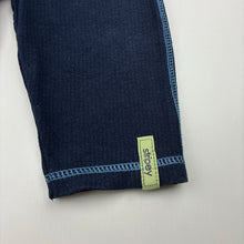 Load image into Gallery viewer, Boys Sprout, navy cotton pants / bottoms, elasticated, FUC, size 00,  