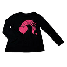 Load image into Gallery viewer, Girls Anko, black cotton long sleeve tee / top, EUC, size 3,  