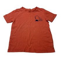 Load image into Gallery viewer, Boys Target, coral cotton tee / top, digger, FUC, size 3,  