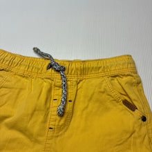 Load image into Gallery viewer, Boys Sprout, yellow cotton shorts, elasticated, FUC, size 1,  