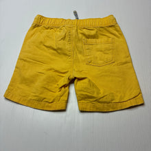 Load image into Gallery viewer, Boys Sprout, yellow cotton shorts, elasticated, FUC, size 1,  