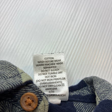 Load image into Gallery viewer, Boys Target, checked flannel cotton long sleeve shirt, GUC, size 000,  