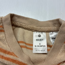 Load image into Gallery viewer, Unisex Target, striped terry tee / top, GUC, size 2,  