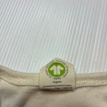 Load image into Gallery viewer, Unisex NATURE baby, organic cotton singlet top, lighthouse, EUC, size 3,  