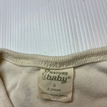 Load image into Gallery viewer, Unisex NATURE baby, organic cotton singlet top, lighthouse, EUC, size 3,  