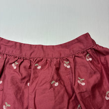 Load image into Gallery viewer, Girls Target, embroidered cotton skirt, elasticated, cherries, EUC, size 2,  