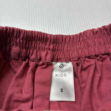 Load image into Gallery viewer, Girls Target, embroidered cotton skirt, elasticated, cherries, EUC, size 2,  
