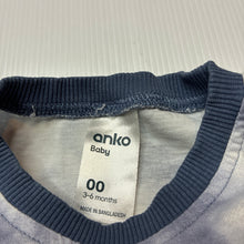 Load image into Gallery viewer, Boys Anko, tie dyed cotton tee / top, GUC, size 00,  