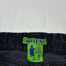 Load image into Gallery viewer, Boys JOIN US, stretch corduroy pants, adjustable, Inside leg: 25cm, FUC, size 0,  