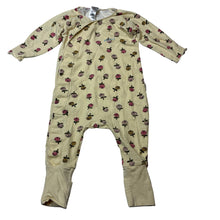 Load image into Gallery viewer, Girls Bonds, floral stretchy cozysuit coverall / romper, GUC, size 00,  
