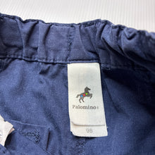 Load image into Gallery viewer, Boys Palomino, navy lightweight shorts, adjustable, GUC, size 3,  