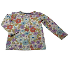Load image into Gallery viewer, Girls Target, stretchy floral organic cotton blend top, FUC, size 2,  