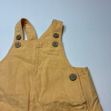 Load image into Gallery viewer, Unisex purebaby, organic cotton / linen overalls / shortalls, GUC, size 0-1,  