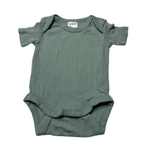 Load image into Gallery viewer, Unisex Anko, ribbed cotton bodysuit / romper, GUC, size 0000,  