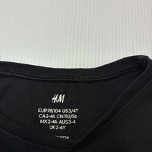 Load image into Gallery viewer, Girls H&amp;M, stretchy long sleeve tee / top, GUC, size 3-4,  