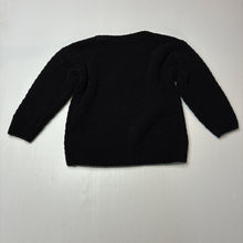 Load image into Gallery viewer, Girls Mango, black knitted sweater / jumper, GUC, size 2,  