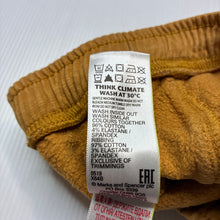 Load image into Gallery viewer, Boys M&amp;S, lightweight fleece lined casual pants, elasticated, GUC, size 0,  