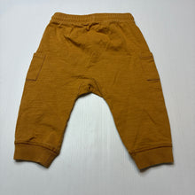 Load image into Gallery viewer, Boys M&amp;S, lightweight fleece lined casual pants, elasticated, GUC, size 0,  