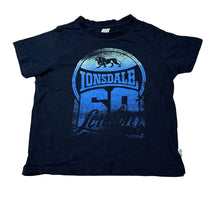 Load image into Gallery viewer, Boys Lonsdale, navy cotton tee / top, EUC, size 3,  