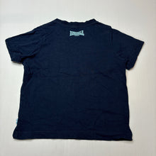 Load image into Gallery viewer, Boys Lonsdale, navy cotton tee / top, EUC, size 3,  