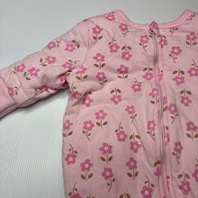 Load image into Gallery viewer, Girls Dymples, wadded cotton winter zip romper, EUC, size 00,  