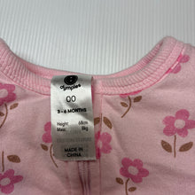 Load image into Gallery viewer, Girls Dymples, wadded cotton winter zip romper, EUC, size 00,  