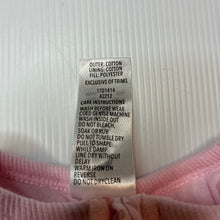 Load image into Gallery viewer, Girls Dymples, wadded cotton winter zip romper, EUC, size 00,  