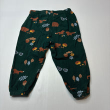 Load image into Gallery viewer, Unisex H&amp;M, fleece lined cotton casual pants, elasticated, Inside leg: 26cm, GUC, size 2,  