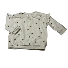 Load image into Gallery viewer, Girls Anko, fleece lined floral sweater / jumper, GUC, size 0,  