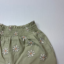 Load image into Gallery viewer, Girls Target, floral cotton shorts, elasticated, GUC, size 6,  