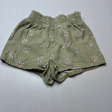 Load image into Gallery viewer, Girls Target, floral cotton shorts, elasticated, GUC, size 6,  