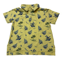 Load image into Gallery viewer, Boys Ralph Lauren, soft cotton polo shirt top, windsurf bear, EUC, size 1-2,  