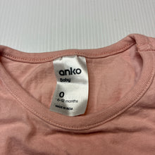 Load image into Gallery viewer, Girls Anko, cotton long sleeve tee / top, EUC, size 0,  