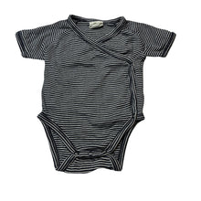 Load image into Gallery viewer, Unisex ALANA, striped organic cotton bodysuit / romper, EUC, size 00000-0000,  
