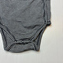 Load image into Gallery viewer, Unisex ALANA, striped organic cotton bodysuit / romper, EUC, size 00000-0000,  